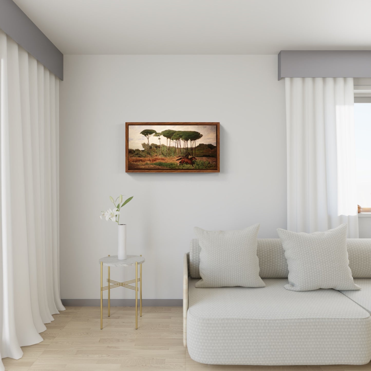 View of Vetheuil, painting by Claude Monet