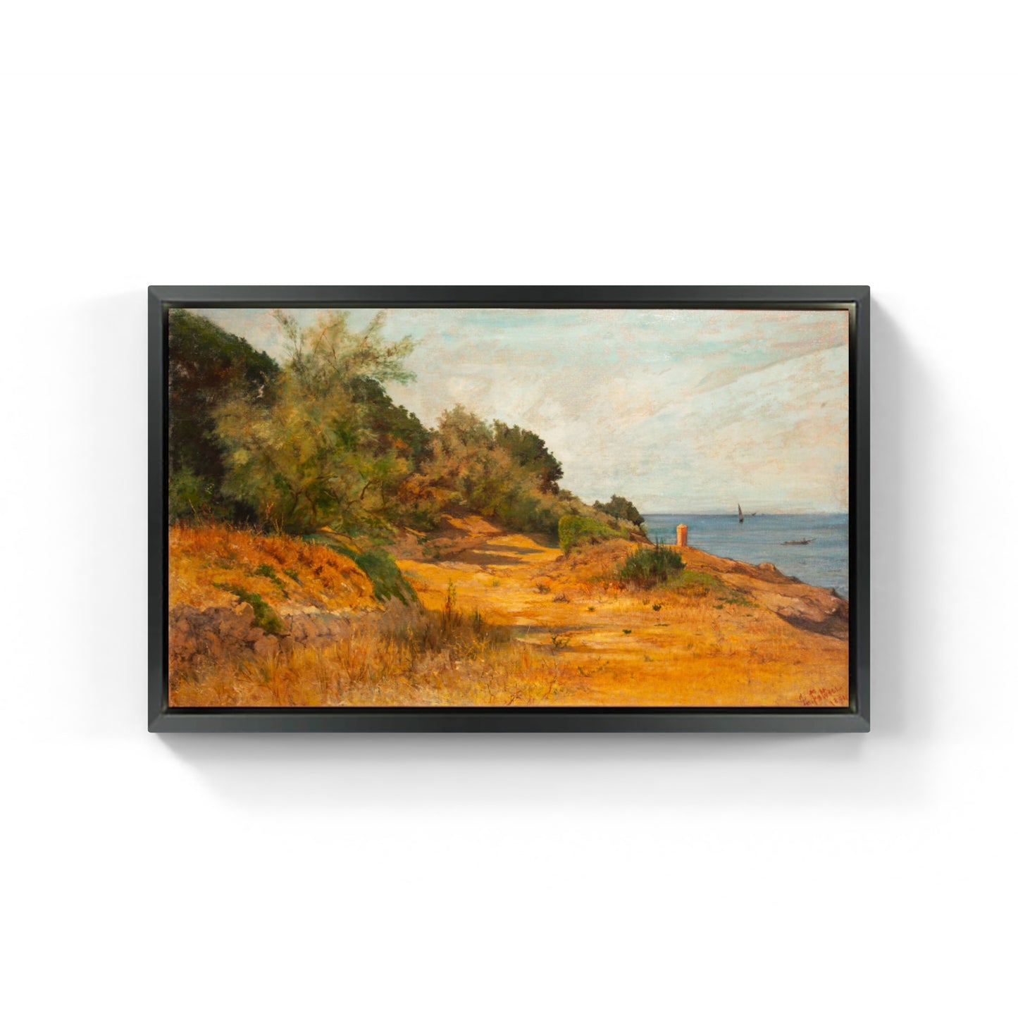 Lungomare di Antignano di Giovanni Fattori