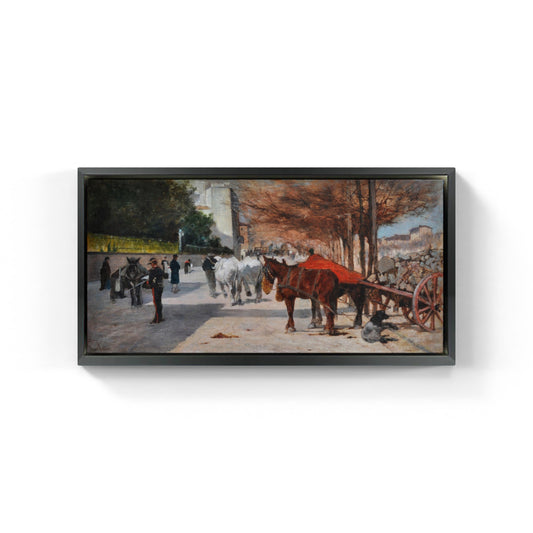Viale Principe Amedeo a Firenze di Giovanni Fattori