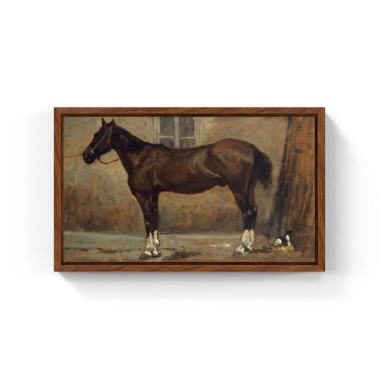 Balzano da quattro (cavallo balzano) di Giovanni Fattori
