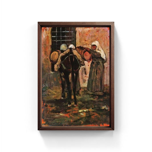 Suora con asino di Giovanni Fattori