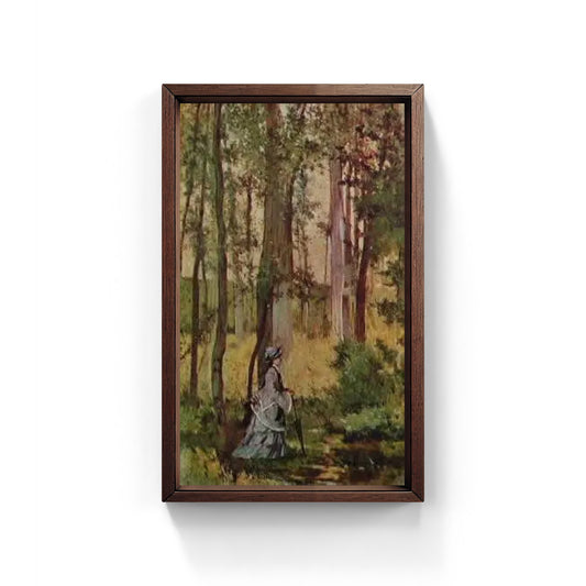 Signora in un bosco di Giovanni Fattori