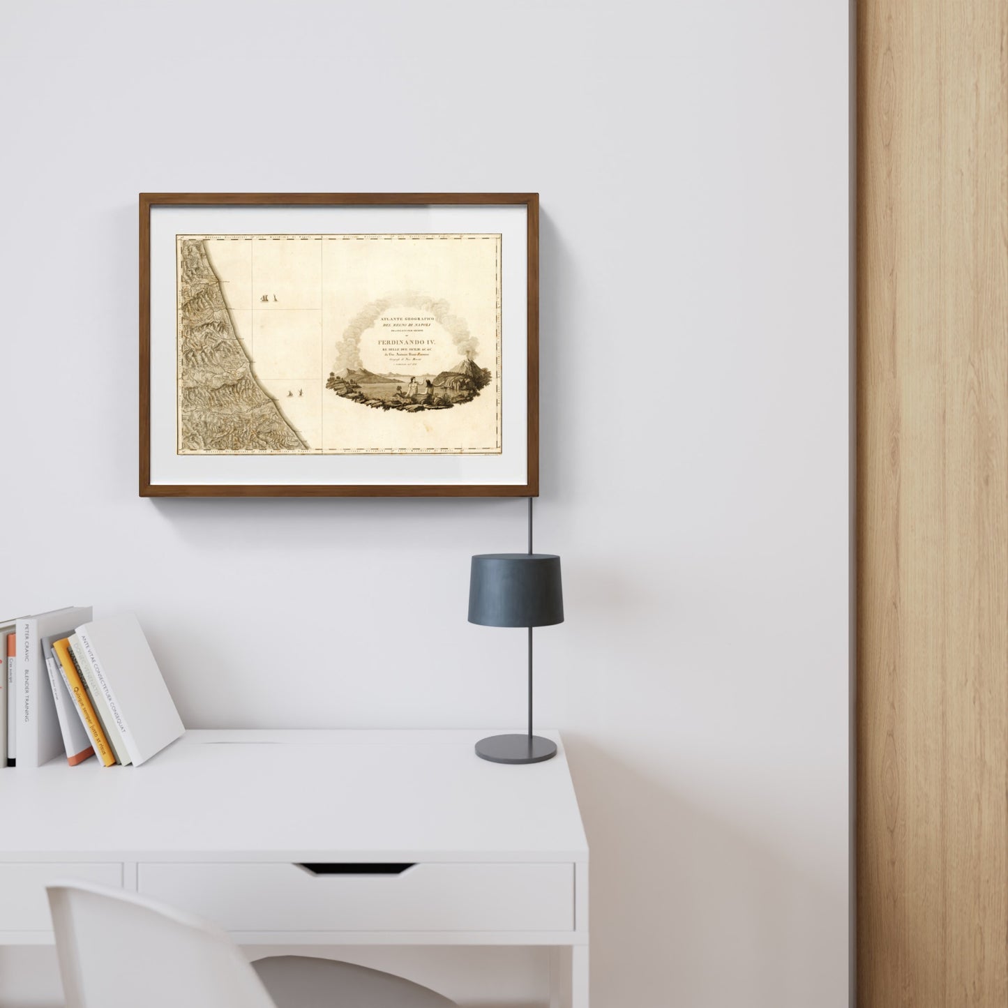 Dettaglio del atlante geografico del regno di Napoli di Giovanni Antonio Rizzi-Zannoni