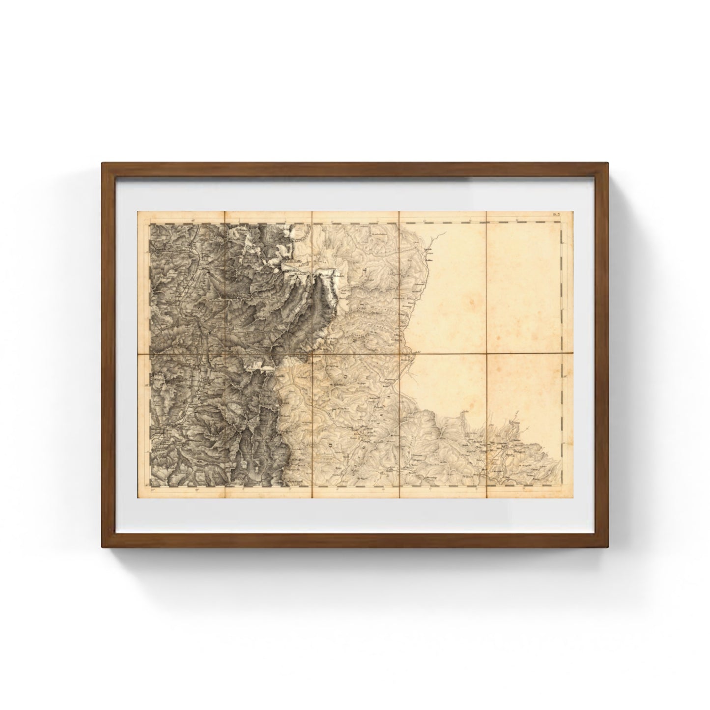 Carta Topografica Del Regno Lombardo - Veneto dell'Istituto geografico militare