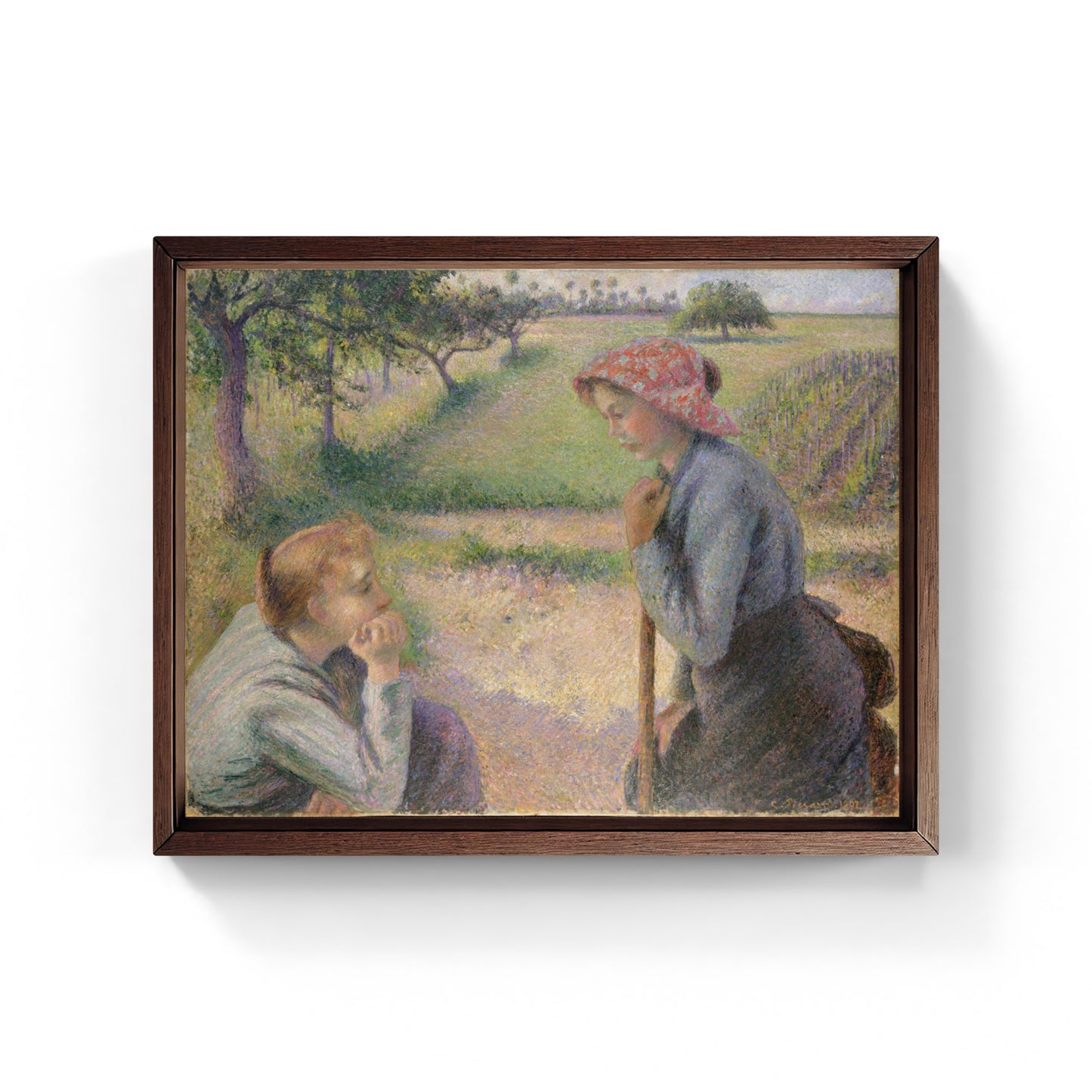 Due giovani contadine di Camille Pissarro