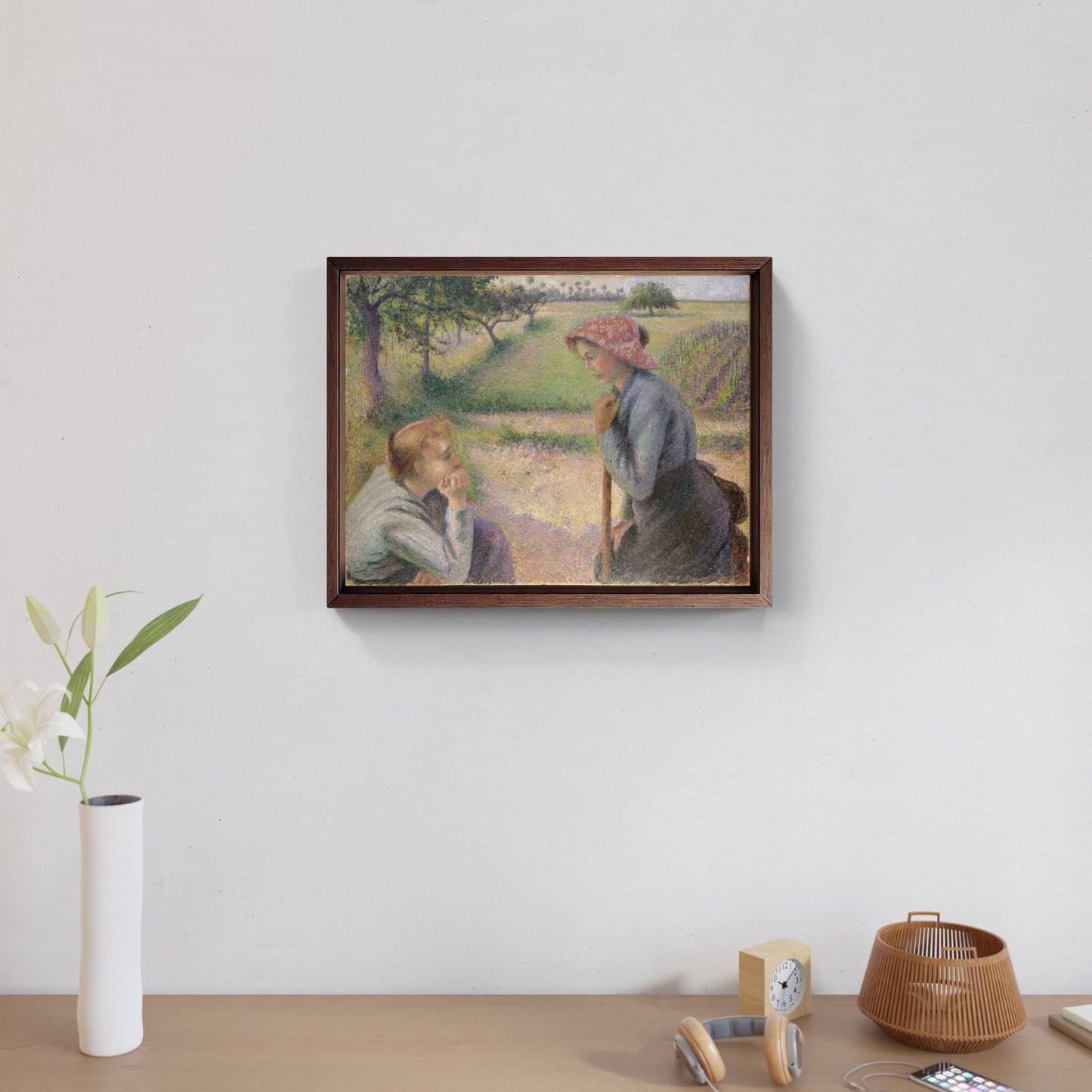 Due giovani contadine di Camille Pissarro