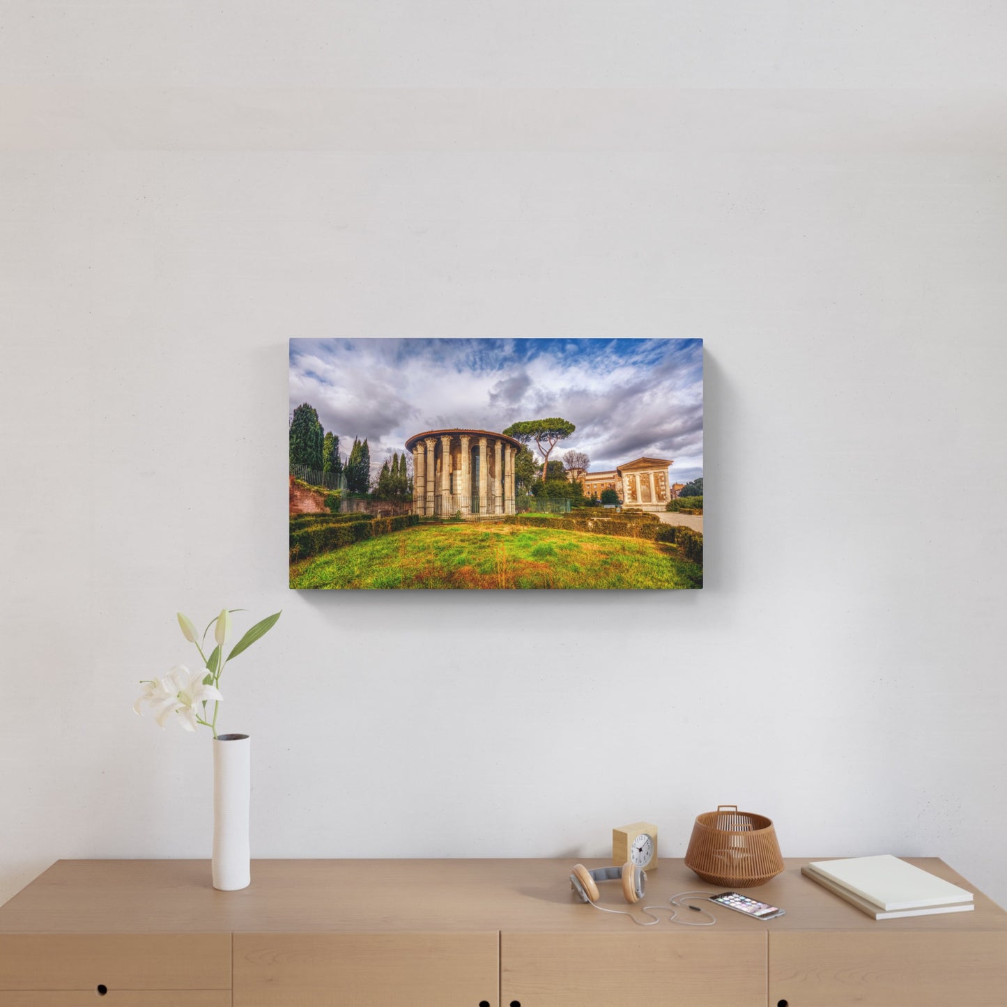 View of the Temple of Hercules Victor, Rome