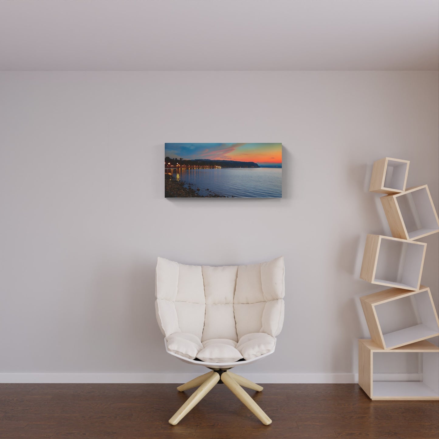 Lake Bracciano at sunset, Rome