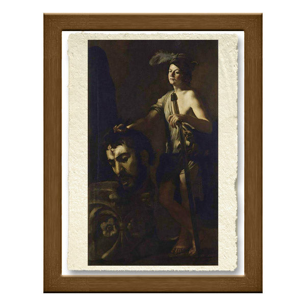 David with the head of Goliath by Giovanni Battista Caracciolo known as Battistello
