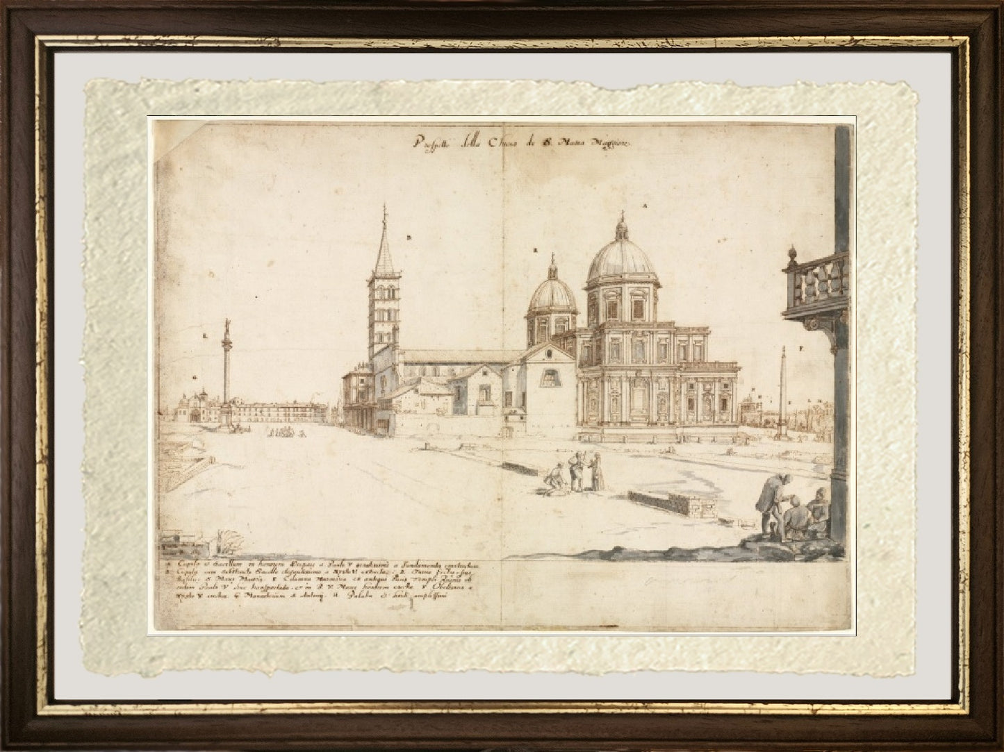 View of Rome with St. Peter's and Castel Sant' Angelo in the Distance, 1685 - Gaspare Vanvitelli - Gaspar van Wittel