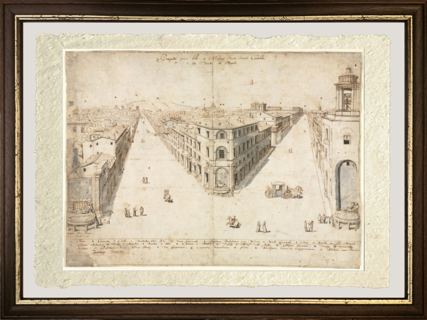 View of Rome with St. Peter's and Castel Sant' Angelo in the Distance, 1685 - Gaspare Vanvitelli - Gaspar van Wittel