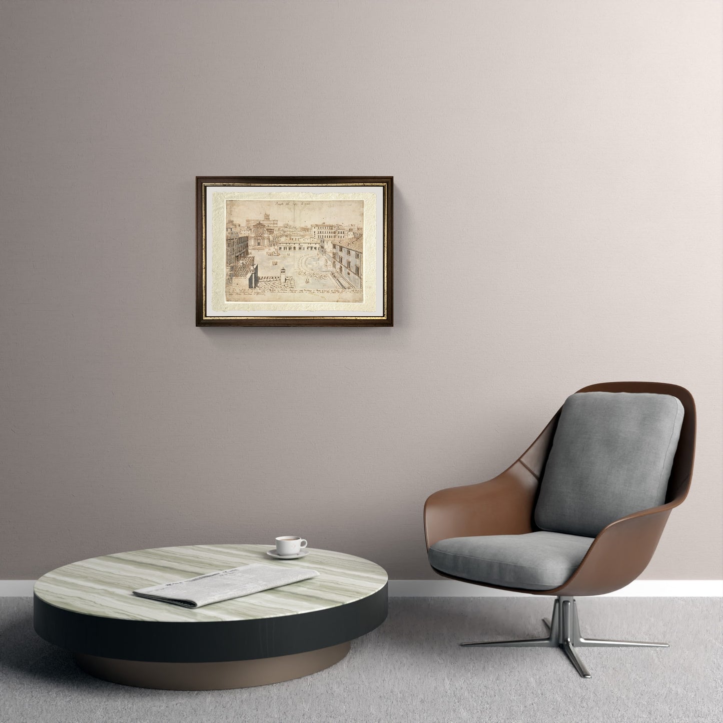 View of Rome with St. Peter's and Castel Sant' Angelo in the Distance, 1685 - Gaspare Vanvitelli - Gaspar van Wittel