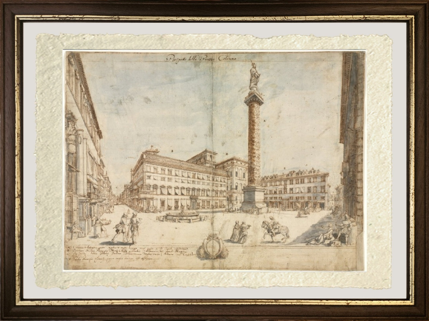 View of Rome with St. Peter's and Castel Sant' Angelo in the Distance, 1685 - Gaspare Vanvitelli - Gaspar van Wittel