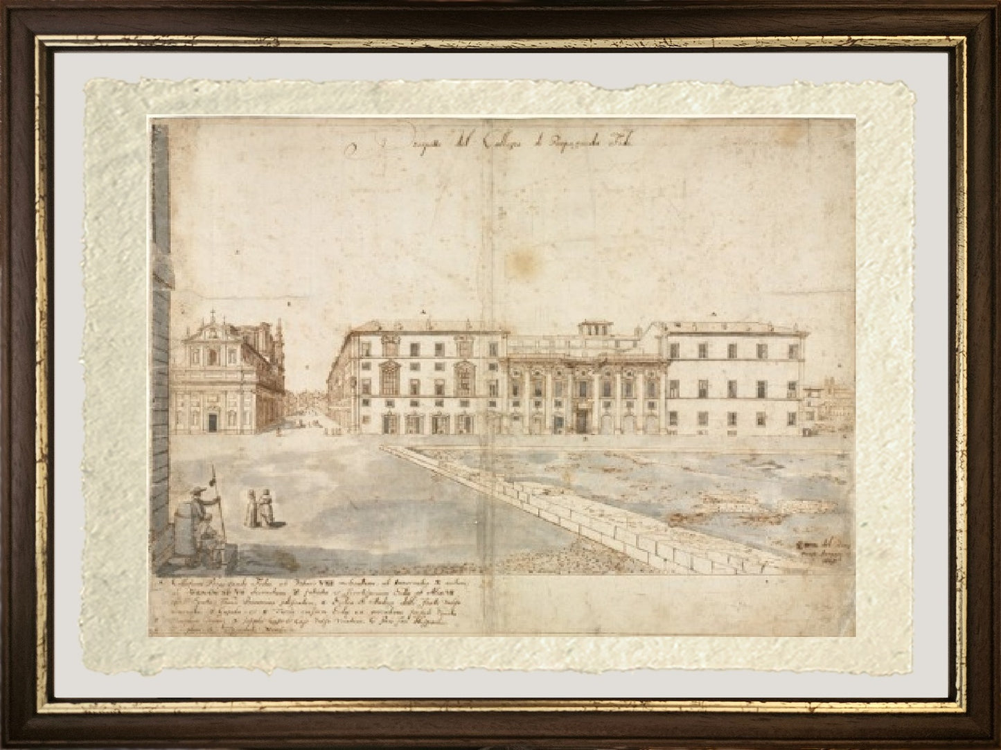 View of Rome with St. Peter's and Castel Sant' Angelo in the Distance, 1685 - Gaspare Vanvitelli - Gaspar van Wittel
