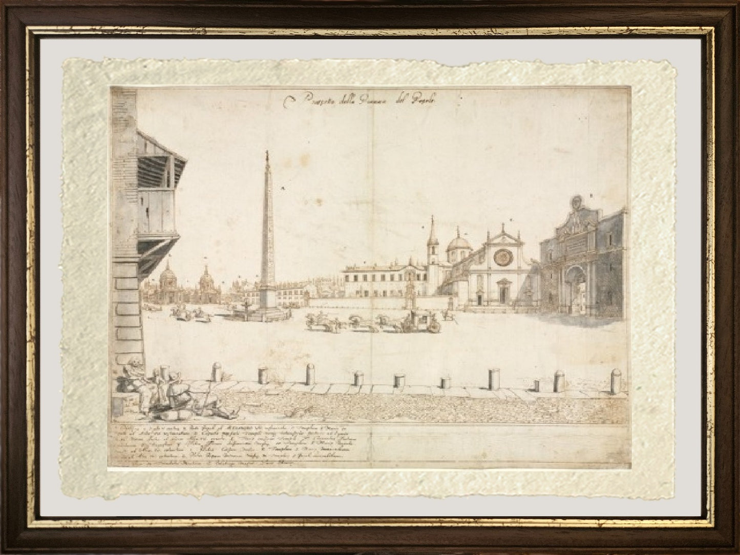 View of Rome with St. Peter's and Castel Sant' Angelo in the Distance, 1685 - Gaspare Vanvitelli - Gaspar van Wittel