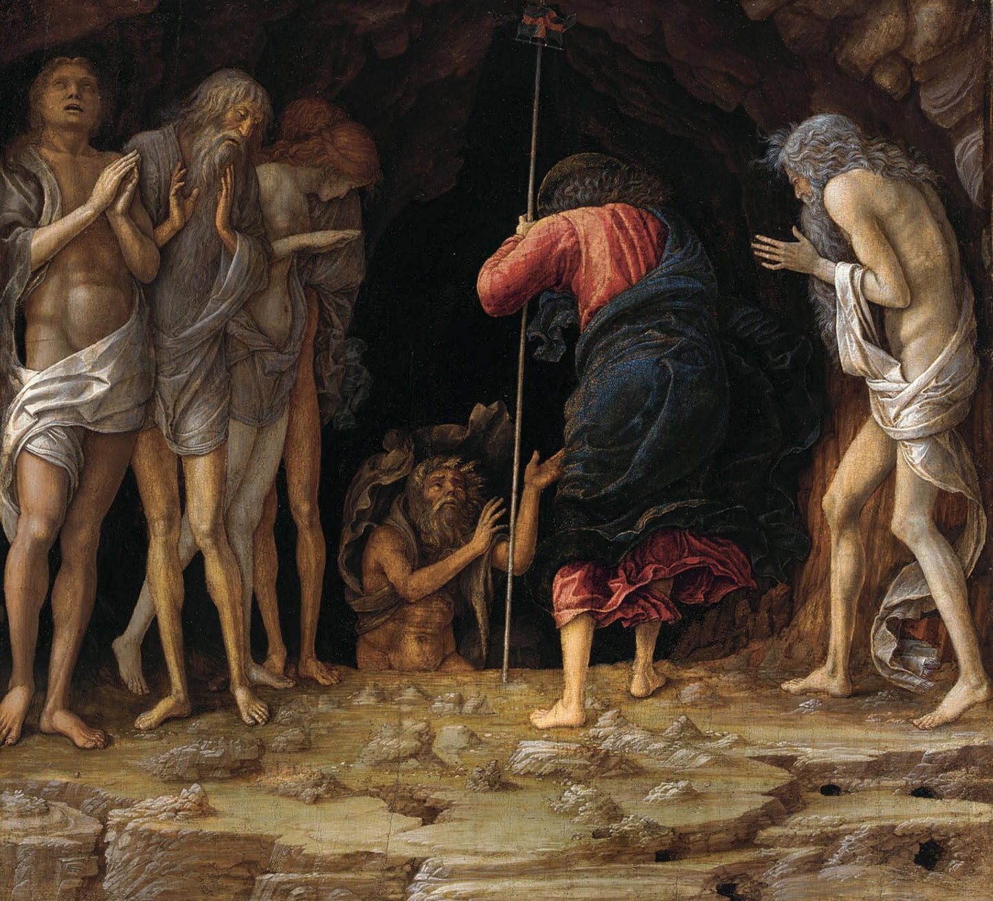 Discesa al Limbo di Andrea Mantegna su pregiata carta Amalfi