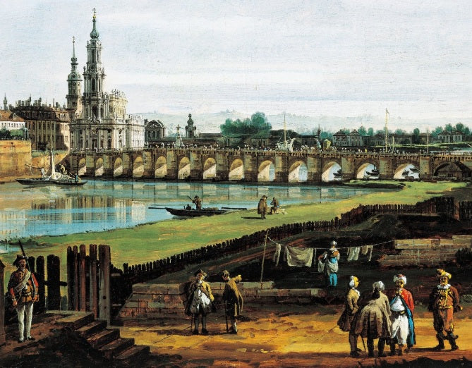 View of Rome with St. Peter's and Castel Sant' Angelo in the Distance, 1685 - Gaspare Vanvitelli - Gaspar van Wittel