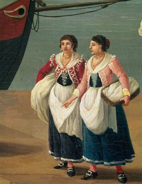 Due giovani ragazze di Monopoli - Jakob-Philipp Hackert