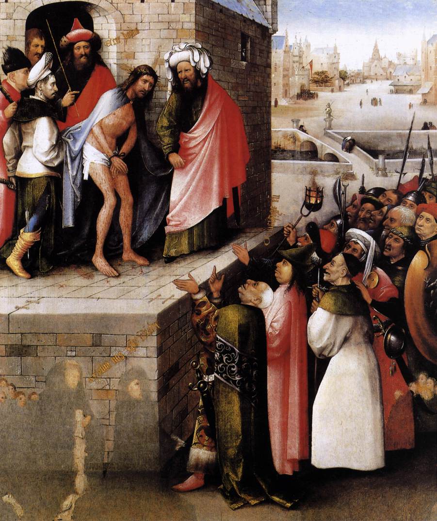 Ecce Homo di Hieronymus Bosch su pregiata carta Amalfi