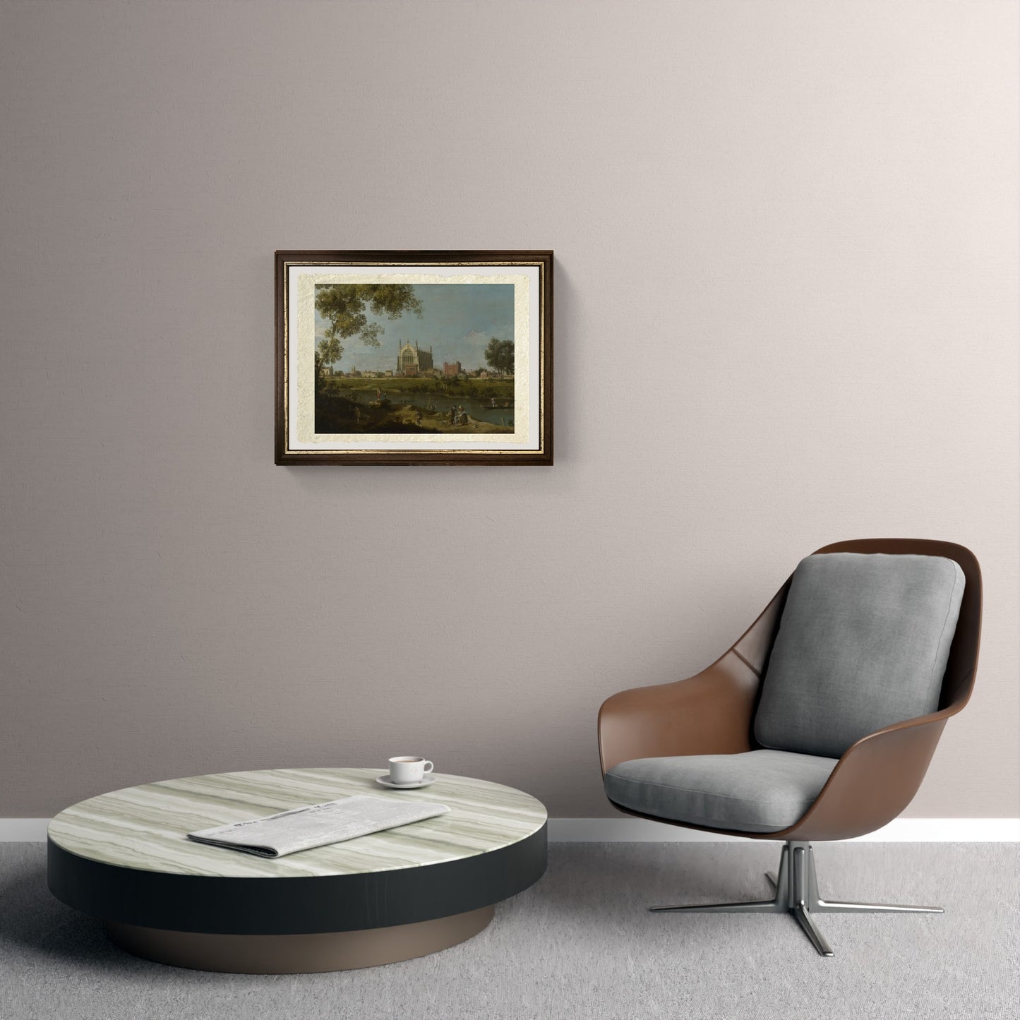 View of Rome with St. Peter's and Castel Sant' Angelo in the Distance, 1685 - Gaspare Vanvitelli - Gaspar van Wittel