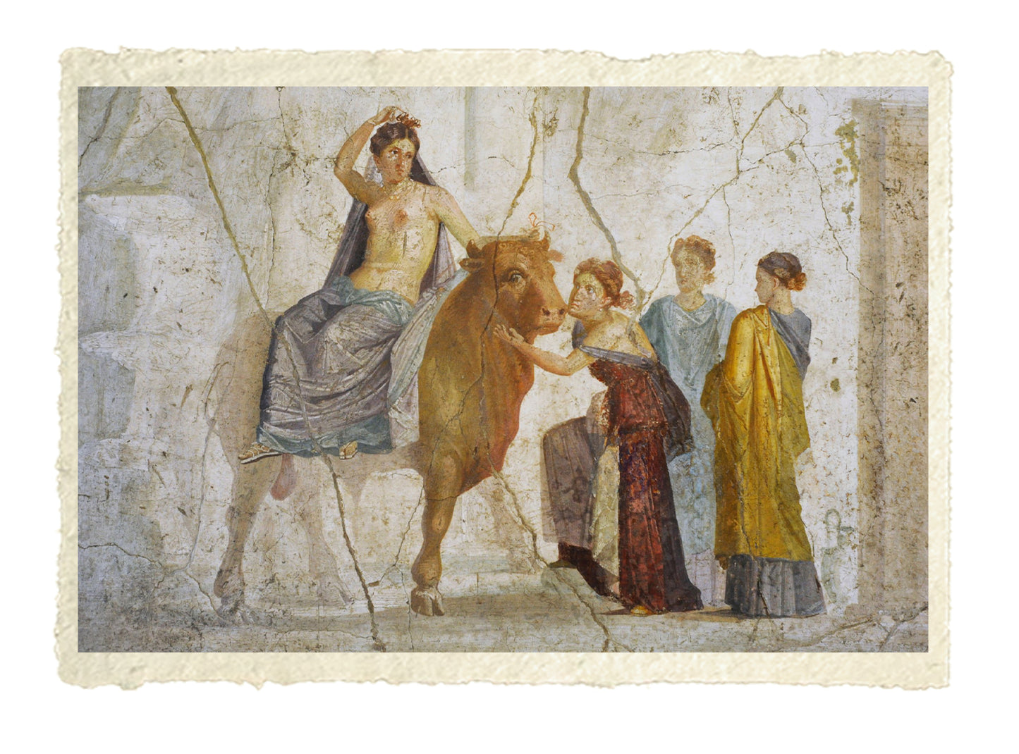 Pompei. Affresco Europa sul Toro