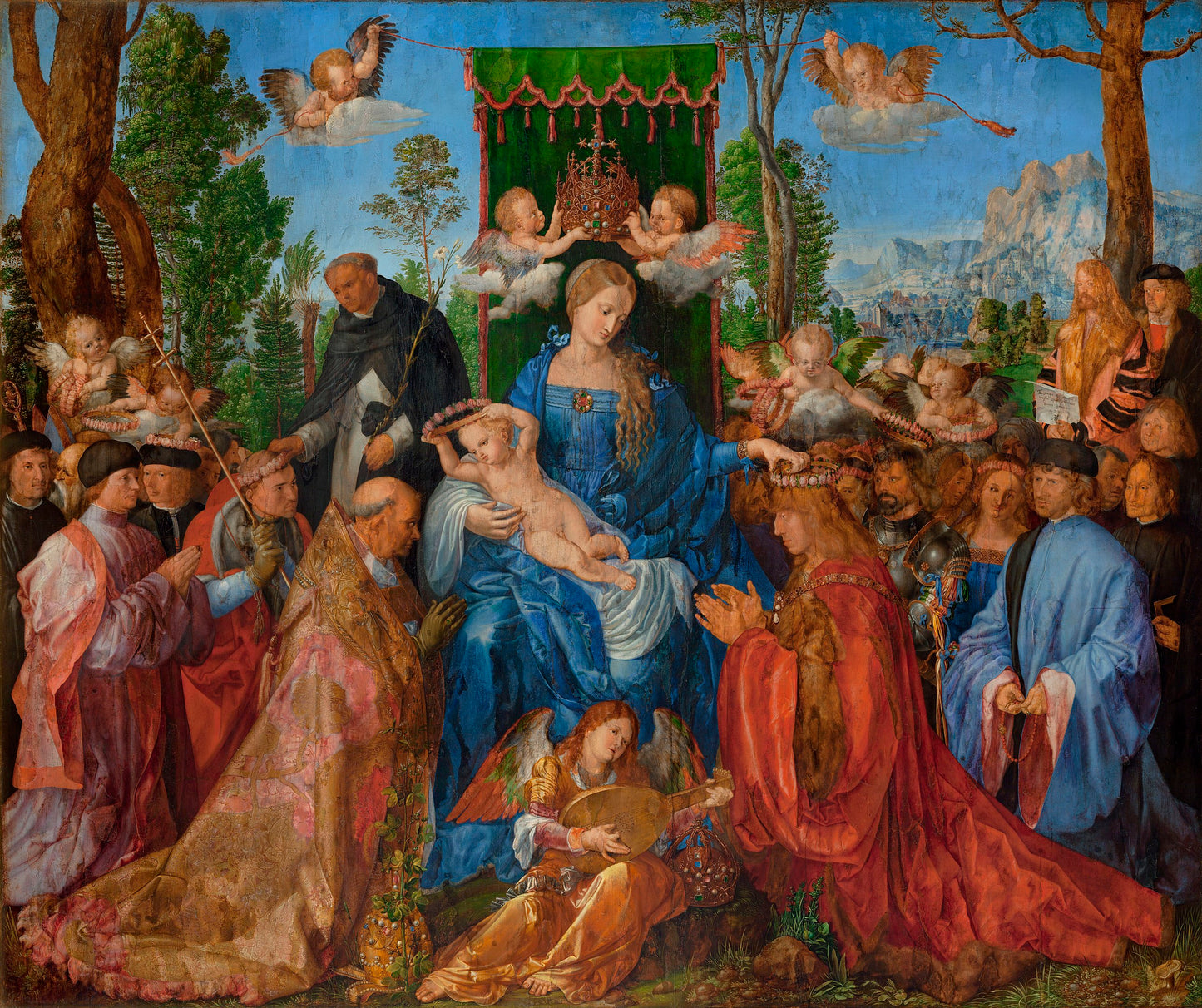Festa del Rosario - Albrecht Dürer su pregiata carta Amalfi