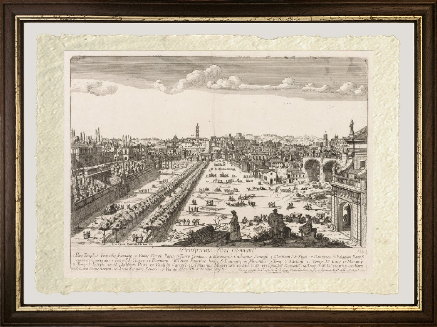 View of Rome with St. Peter's and Castel Sant' Angelo in the Distance, 1685 - Gaspare Vanvitelli - Gaspar van Wittel