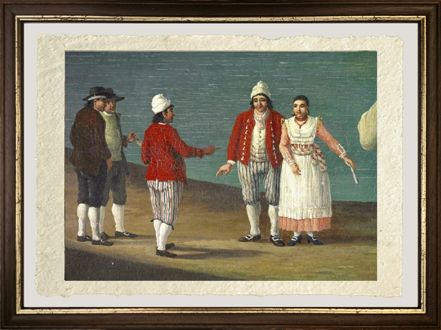 Gente di Gallipoli - Jacob-Philipp Hackert