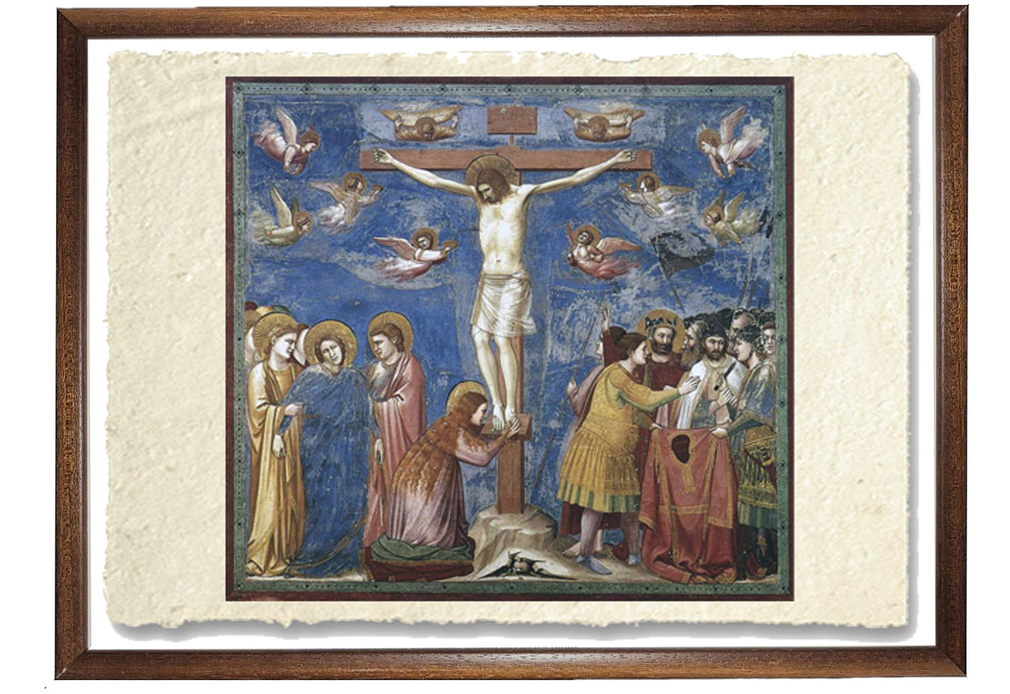 The Crucifixion, Giotto. Reproduction on Amalfi paper