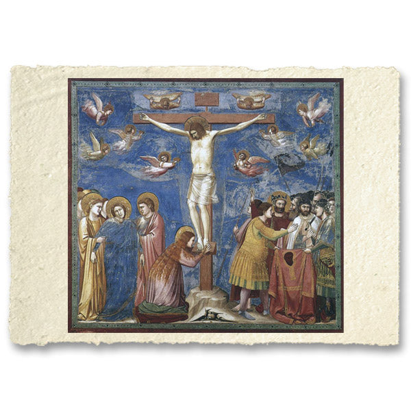 The Crucifixion, Giotto. Reproduction on Amalfi paper