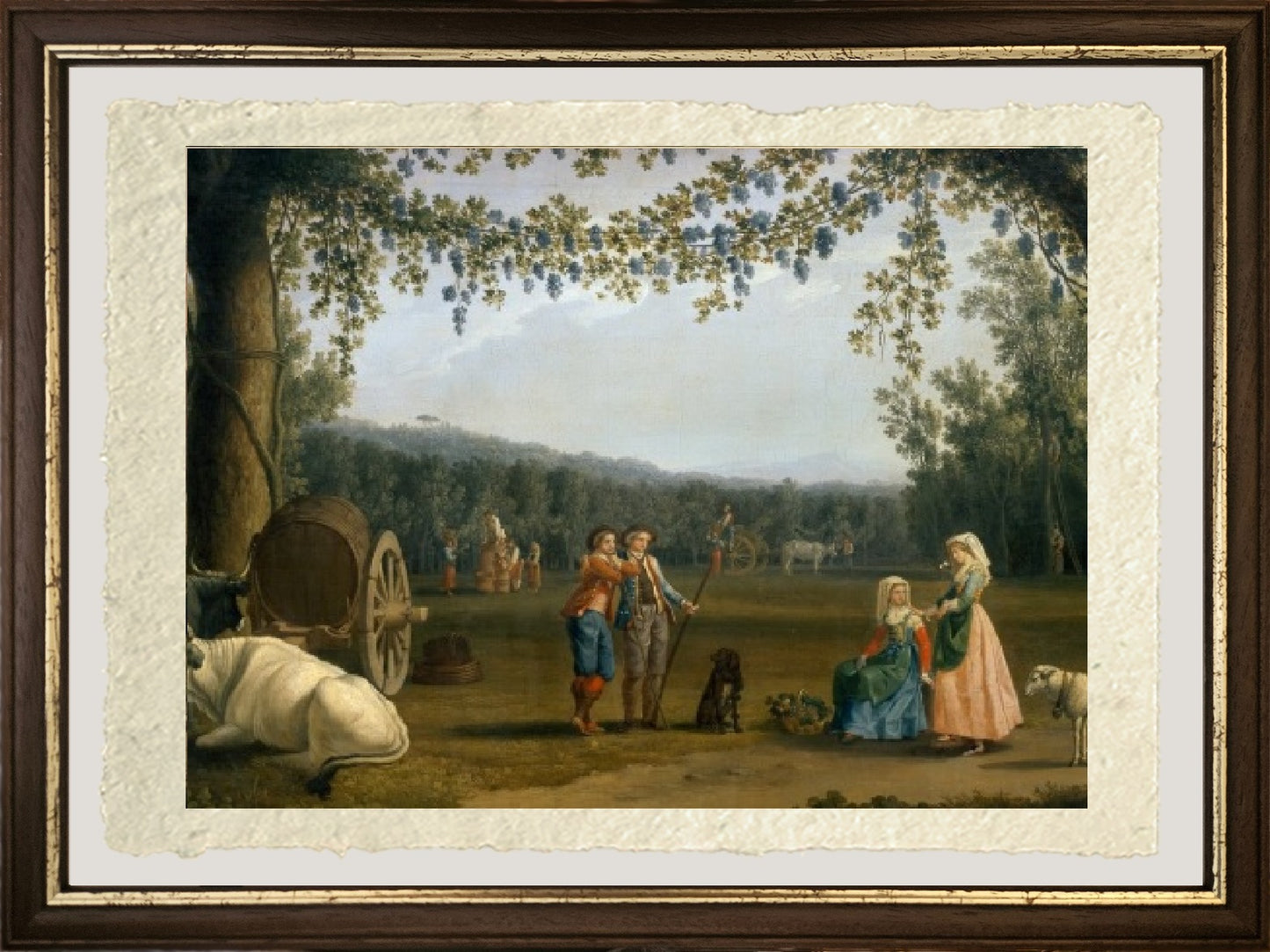 I Principi Reali alla Mietitura nella Tenuta di Carditello - Jakob-Philipp Hackert