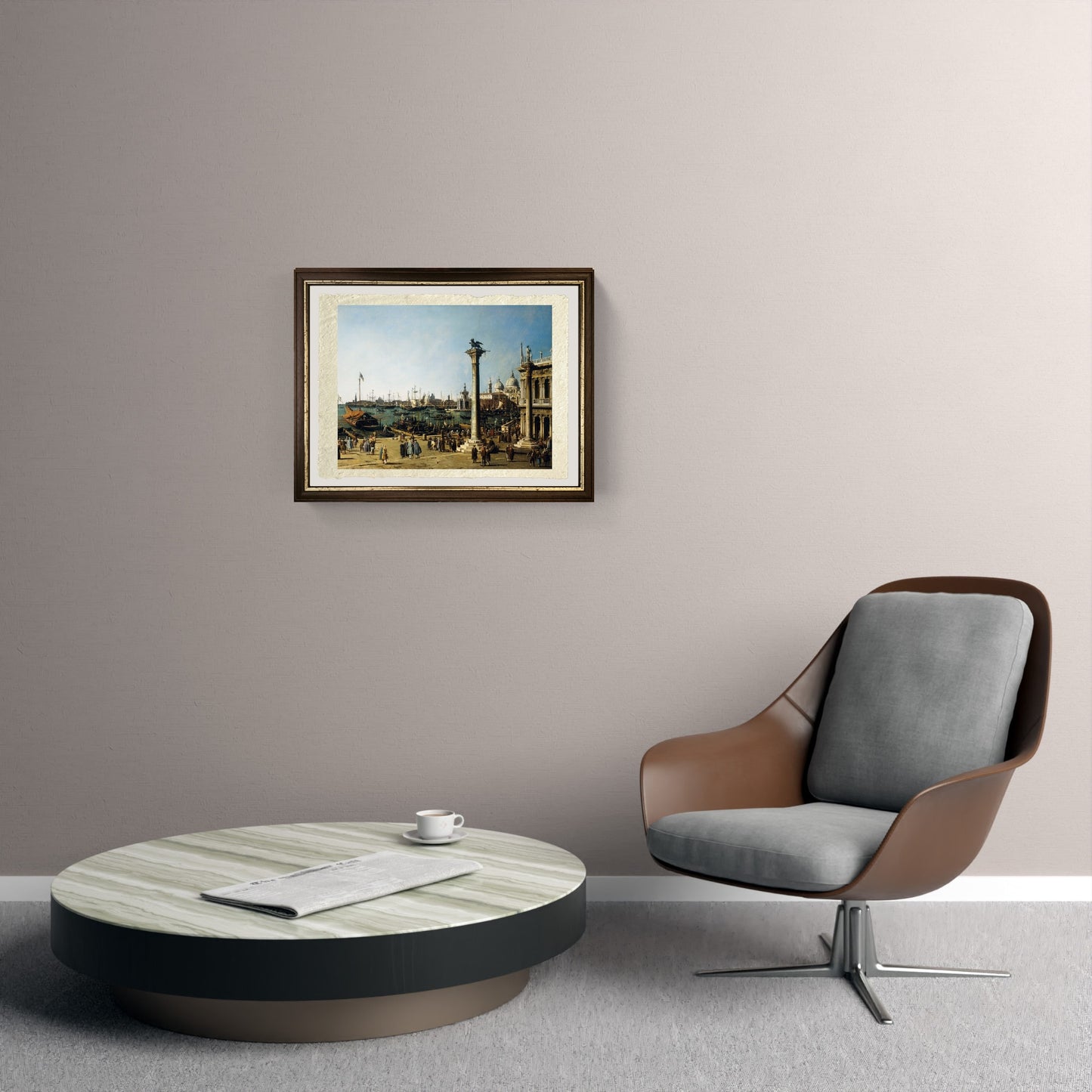 Il Bacino di S. Marco, Venezia, dalla Piazzetta - Giovanni Antonio Canal detto Canaletto