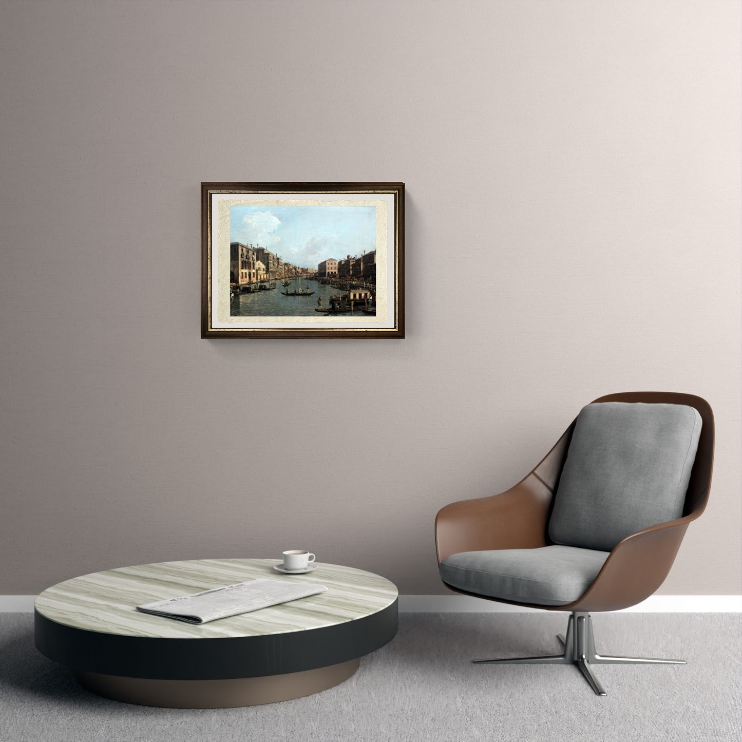 Il Canal Grande con vista a sud-est del Ponte di Rialto - Giovanni Antonio Canal detto Canaletto