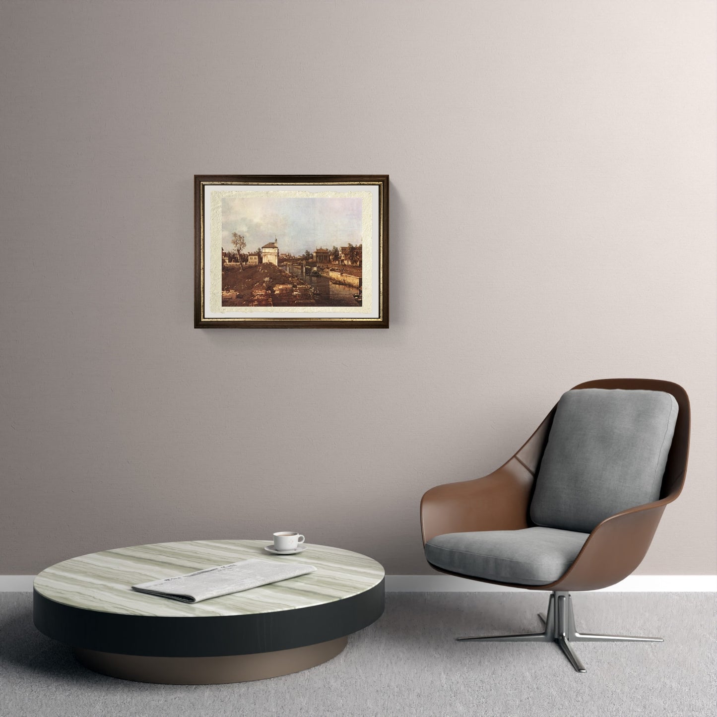 The Brenta Canal in Padua - Giovanni Antonio Canal, known as Canaletto