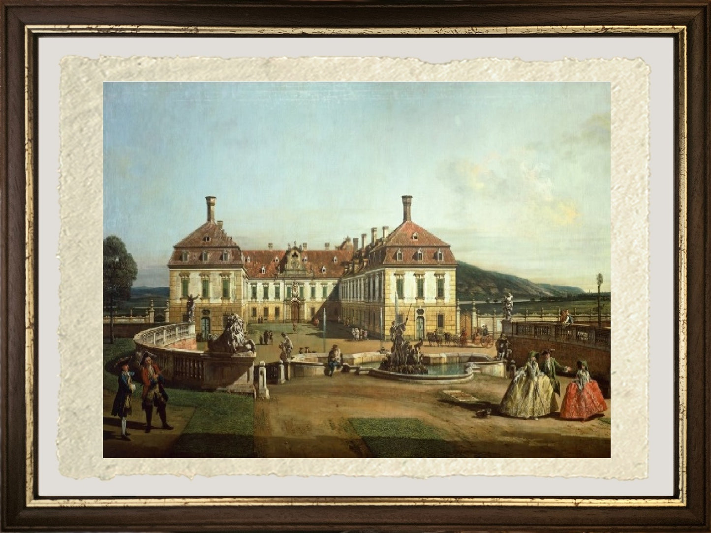 Schlosshof Imperial Castle from the garden side - Bernardo Bellotto