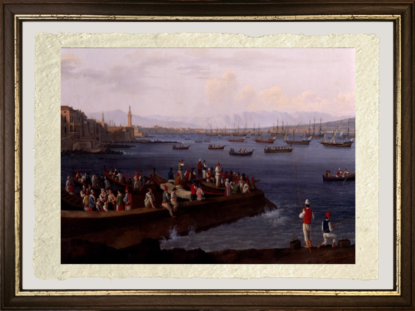 Il Golfo di Napoli vicino a Santa Lucia - Jakob-Philipp Hackert