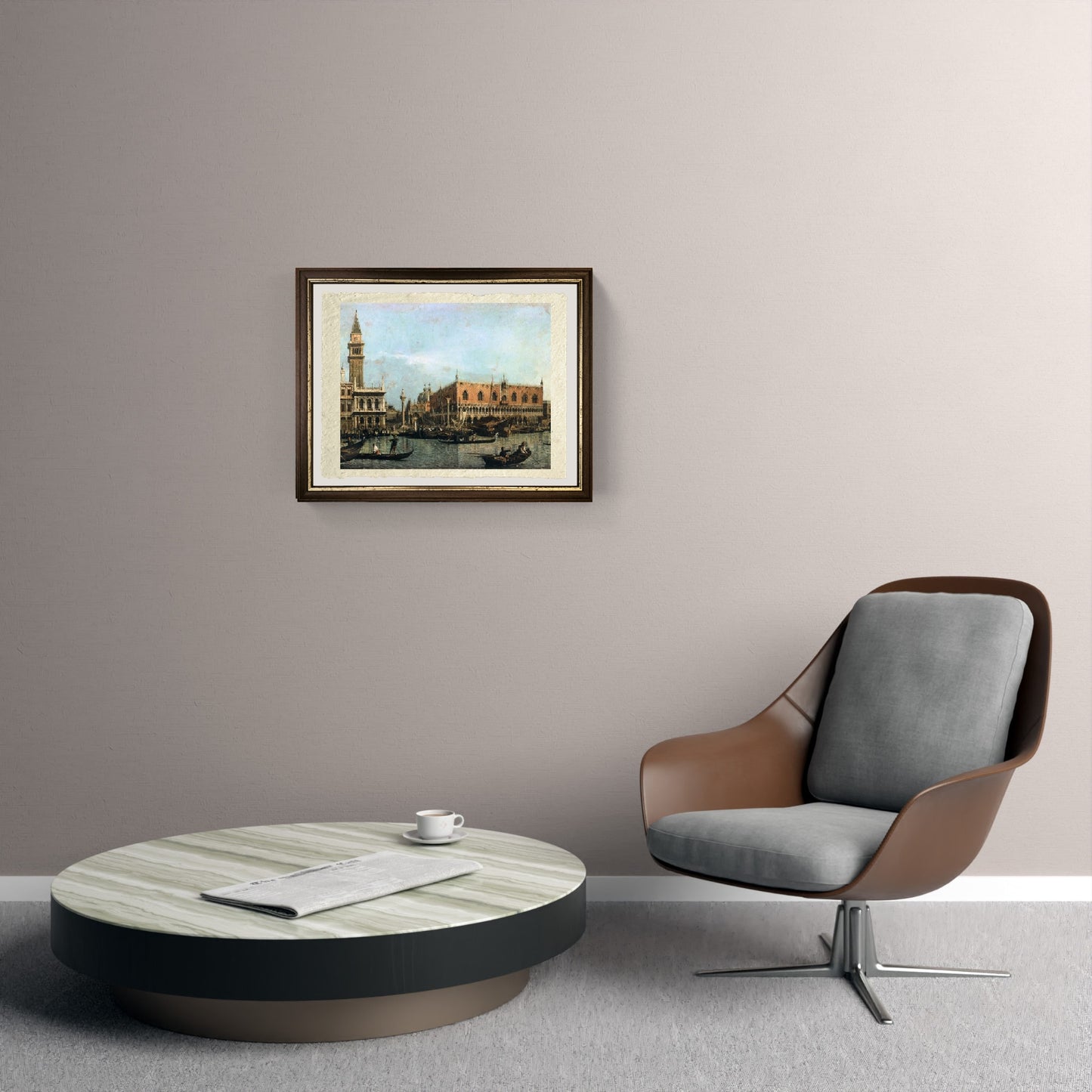 Il Molo, visto dal bacino di San Marco - Giovanni Antonio Canal detto Canaletto