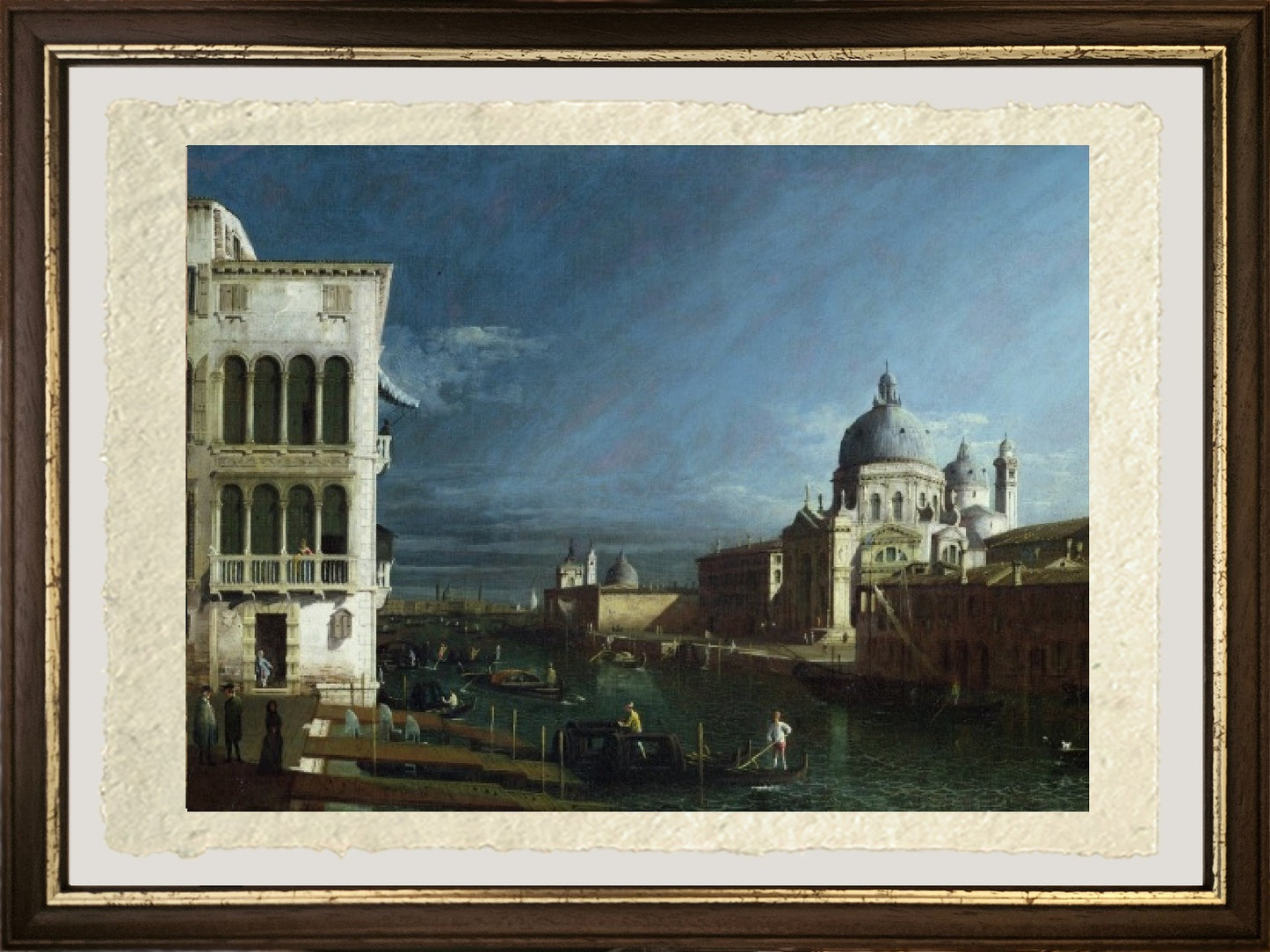 The Pier looking west with the Doge's Palace in the distance - Bernardo Bellotto