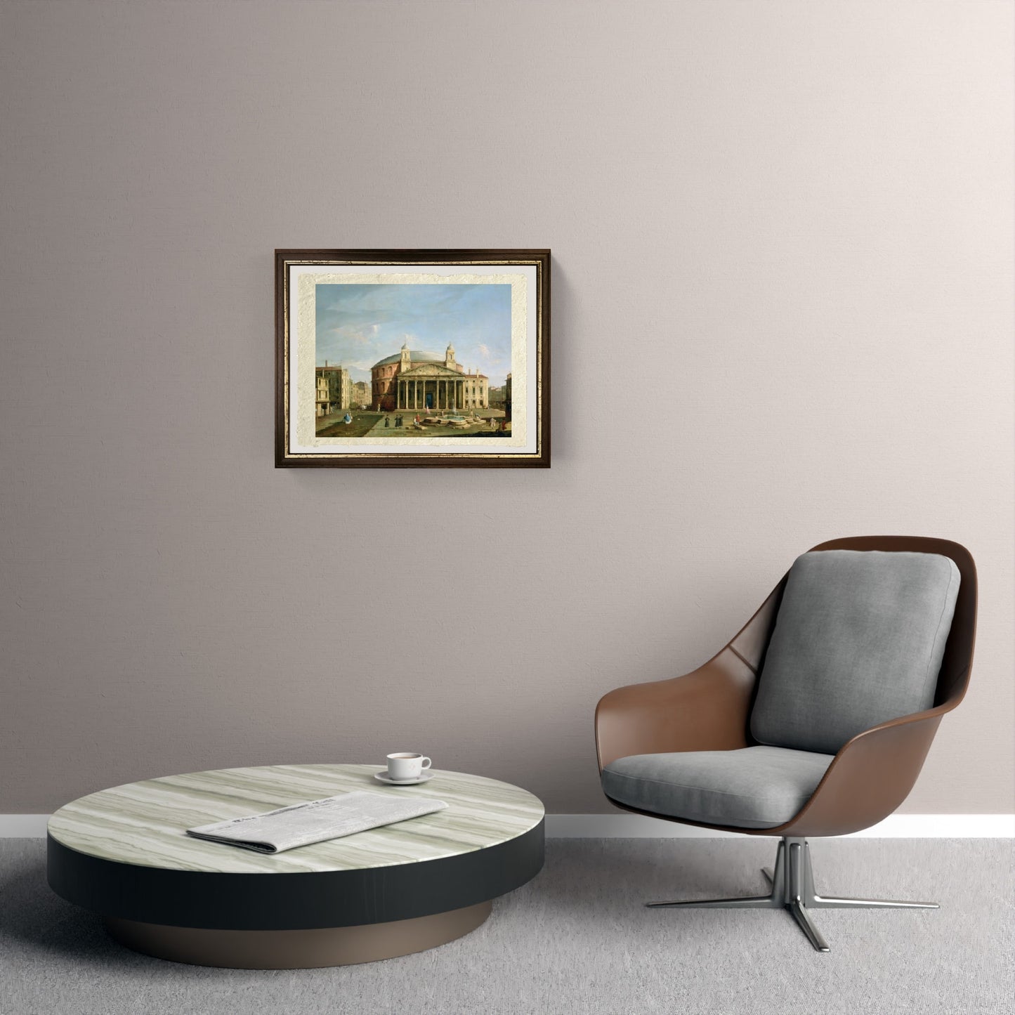 The Pantheon in Rome - Bernardo Bellotto