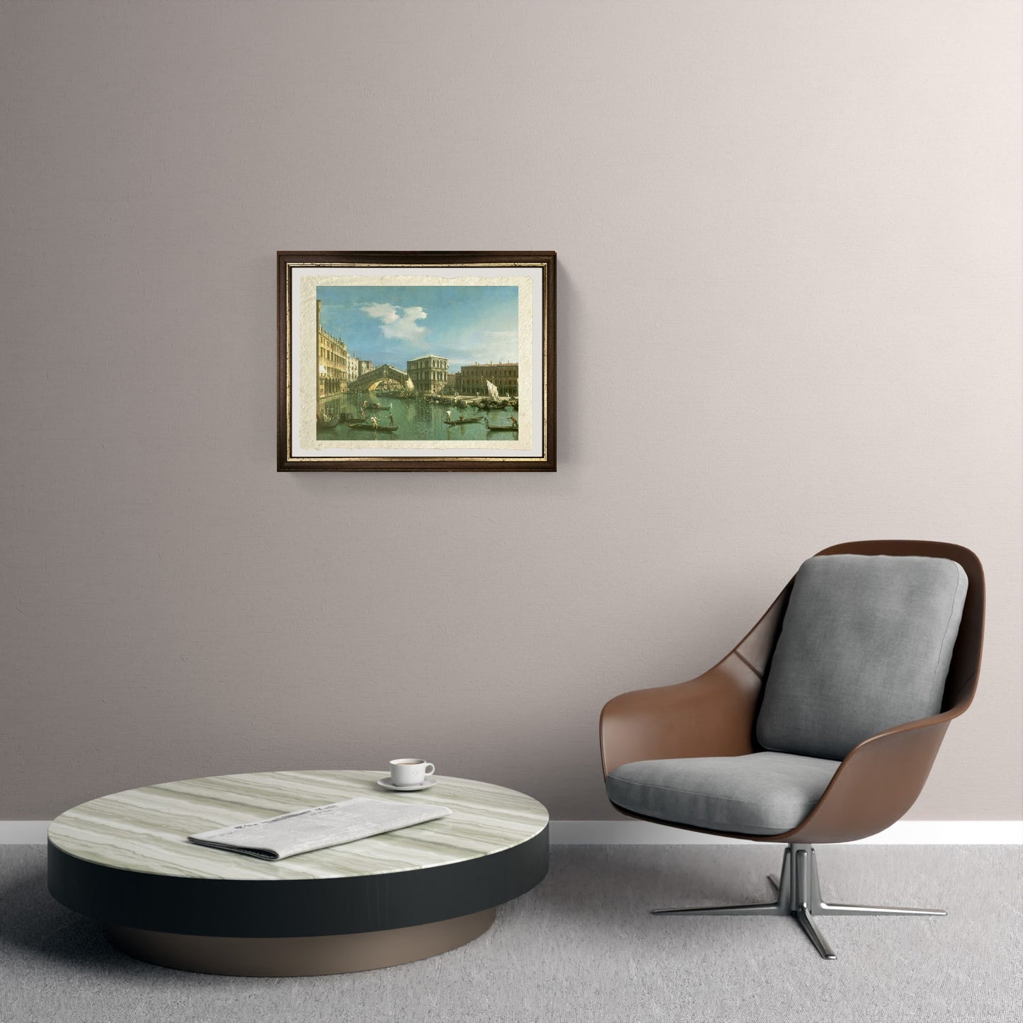 The Rialto Bridge, Venice - Giovanni Antonio Canal, known as Canaletto