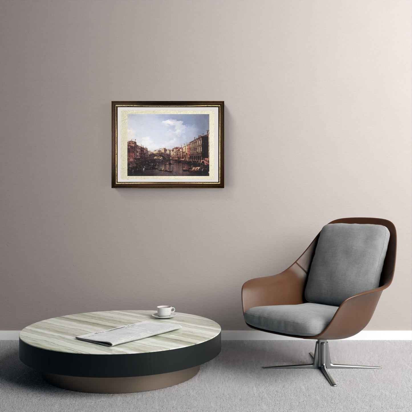 The Rialto Bridge from the South - Giovanni Antonio Canal, known as Canaletto