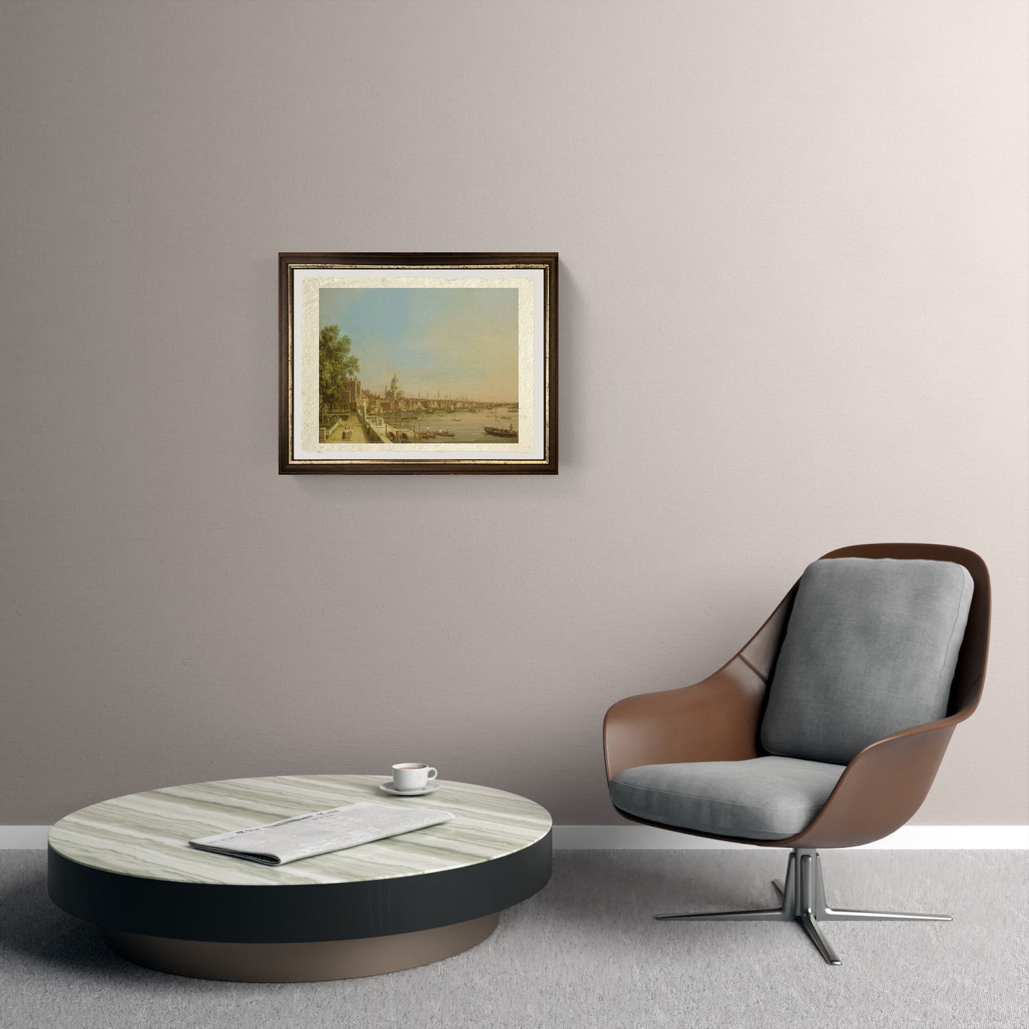 View of Rome with St. Peter's and Castel Sant' Angelo in the Distance, 1685 - Gaspare Vanvitelli - Gaspar van Wittel