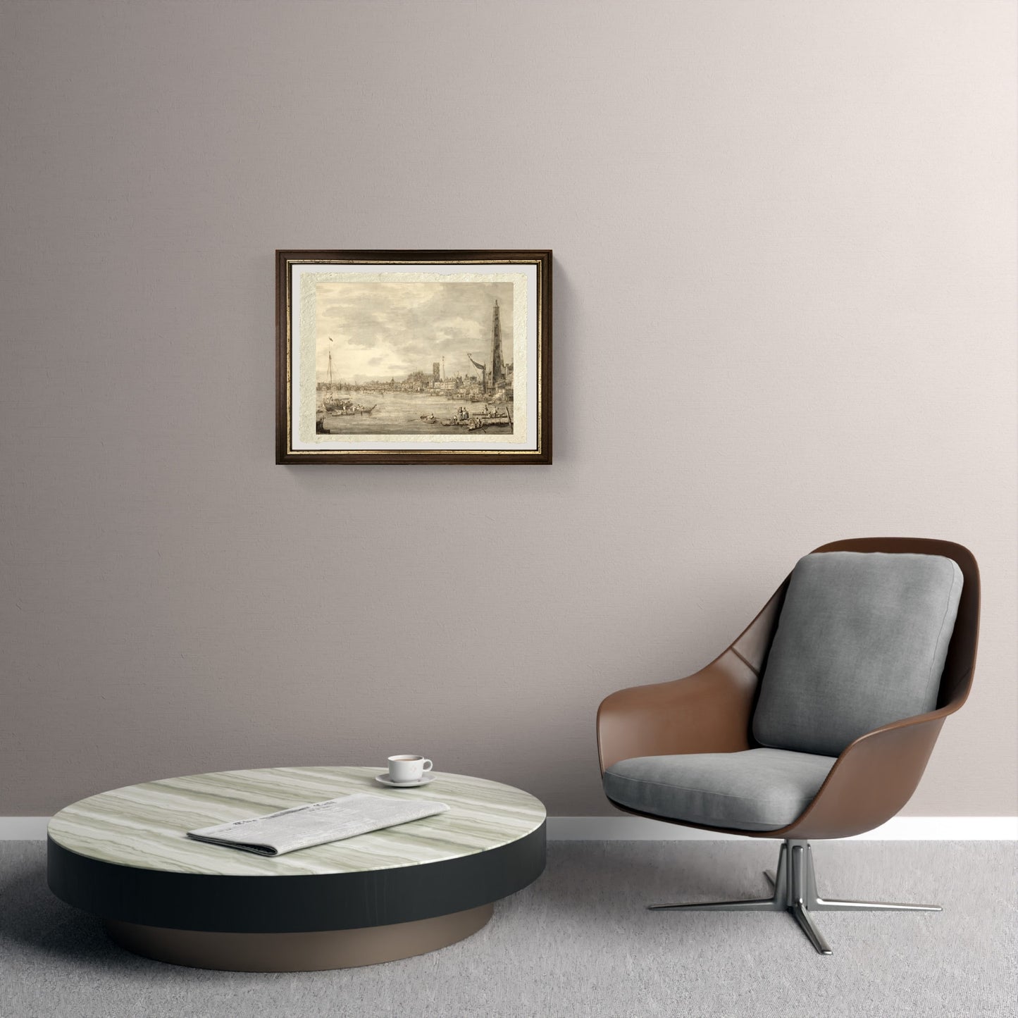 The Thames towards Westminster - Giovanni Antonio Canal known as Canaletto