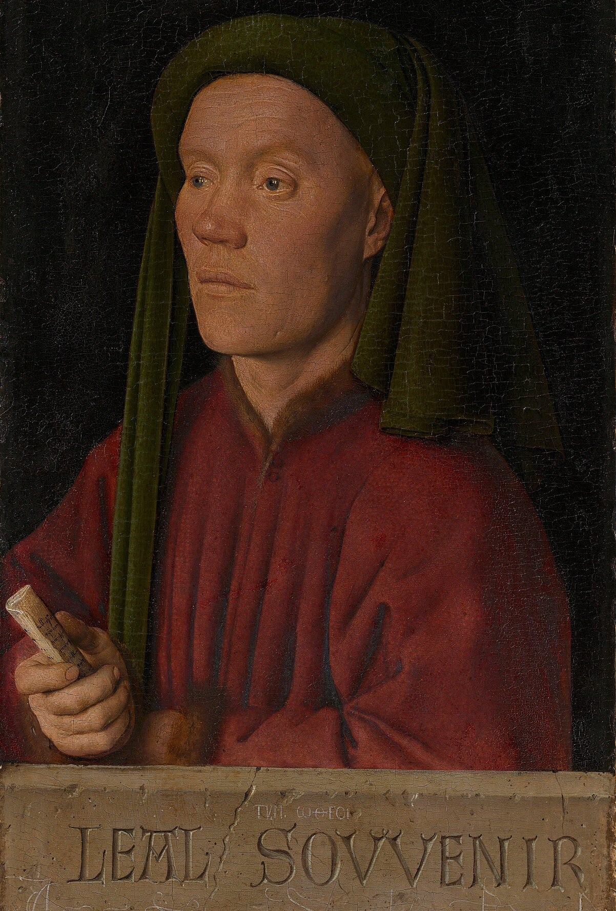 Il Ritratto di giovane detto Timoteo - Jan van Eyck su pregiata carta Amalfi