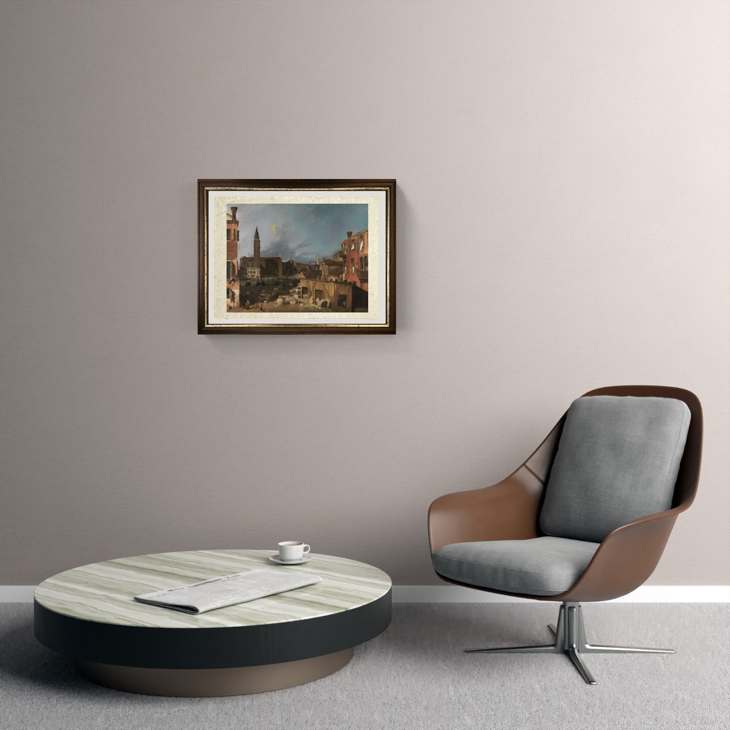 Il cortile degli scalpellini - Giovanni Antonio Canal detto Canaletto