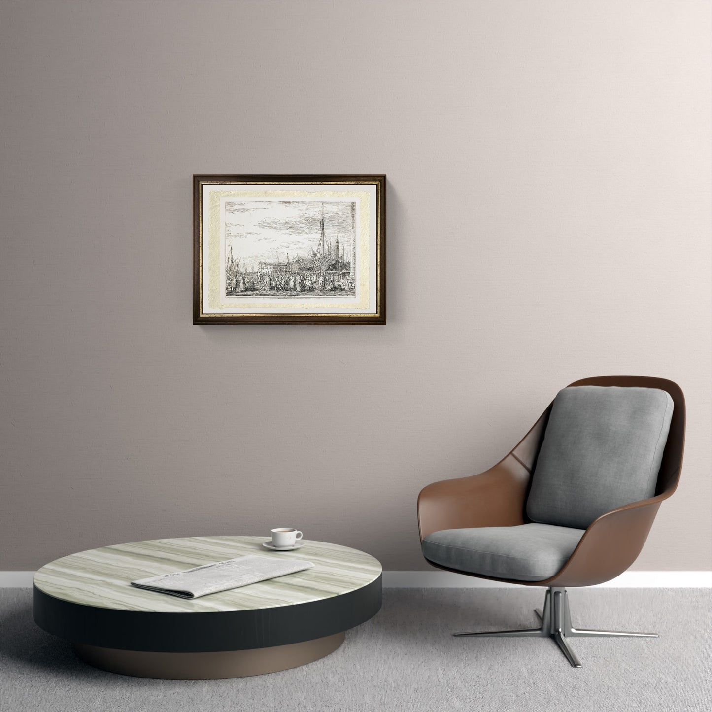 Il mercato sul Molo, 1740 - Giovanni Antonio Canal detto Canaletto