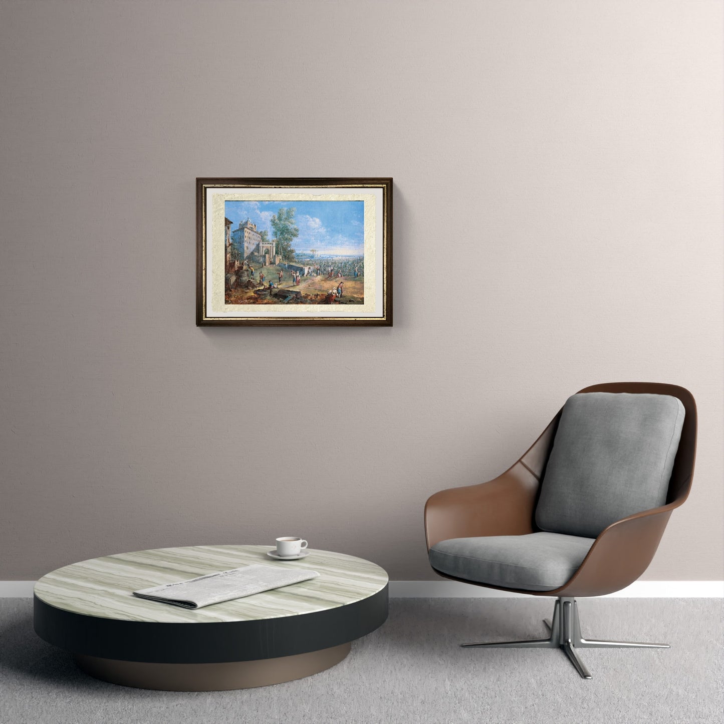 Il raccolto - Gaspare Vanvitelli - Gaspar van Wittel