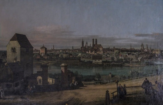 Immagini dal progetto Monaco di Bernardo Bellotto su pregiata carta Amalfi