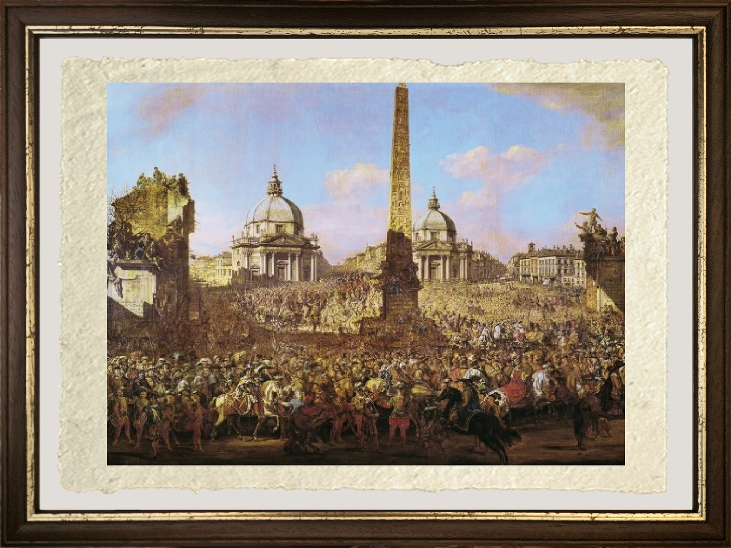 Ingresso a Roma di Jerzy Ossolinski - Bernardo Bellotto