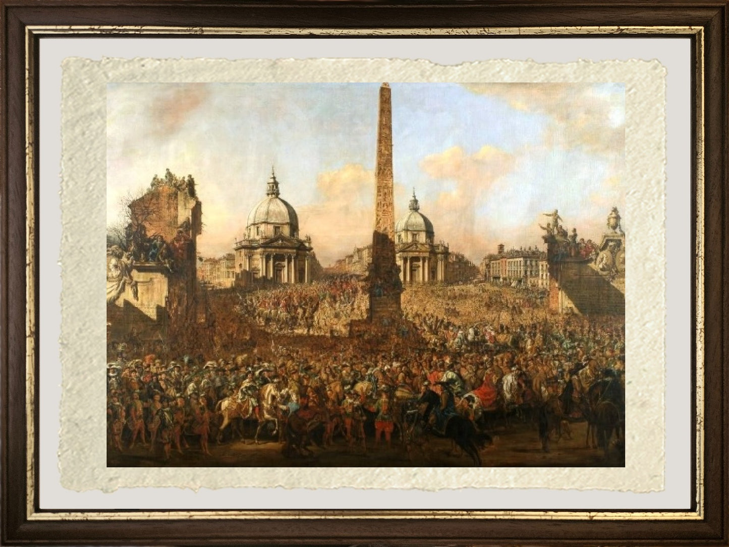 Jerzy Ossolinski's entry into Rome - Bernardo Bellotto